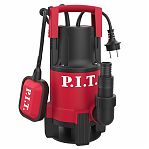 Насос дренажный P.I.T. PSW1100-W1, 1100 Вт, пластик, грязная вода, напор 12 м, 300 л/мин