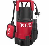 Насос дренажный P.I.T. PSW1100-W1, 1100 Вт, пластик, грязная вода, напор 12 м, 300 л/мин
