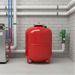 Бак расширительный Vodos Heat VS00210, для системы отопления 100 л, 5 бар, вертикальная установка