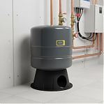 Универсальный мембранный бак Elsen Profi EMV02.08, вертикальный, 8 л, 10 бар, G 1", для отопления, серый