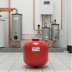 Бак мембранный Vodos Heat VS00206, вертикальный, 24 л, 5 бар, G 3/4", для отопления, красный