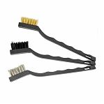 Набор щеток Кедр 152-0003, металл, пластиковая ручка, в упаковке 3 штуки