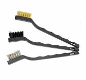 Набор щеток Кедр 152-0003, металл, пластиковая ручка, в упаковке 3 штуки