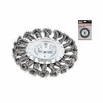 Щетка дисковая Gepard GP0890-100, 100 мм, М14, витая проволока, для УШМ