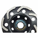 Чашка алмазная шлифовальная Росомаха 124125, Бумеранг, по бетону, 125х22.2 мм, финишная обработка