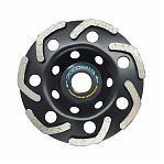 Чашка алмазная шлифовальная Росомаха 124125, Бумеранг, по бетону, 125х22.2 мм, финишная обработка