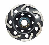 Чашка алмазная шлифовальная Росомаха 124125, Бумеранг, по бетону, 125х22.2 мм, финишная обработка