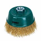 Щетка для УШМ Волат 81030-100, волнистая проволока, М14, 100 мм