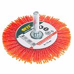 Корщетка-колесо FIT 38607, для дрелей, хвостовик 6 мм, диаметр 75 мм