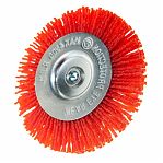 Корщетка-колесо FIT 38607, для дрелей, хвостовик 6 мм, диаметр 75 мм