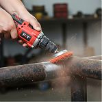 Корщетка-чашка нейлоновая FIT 38627, для дрелей, хвостовик 6 мм, диаметр 75 мм