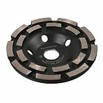 Чашка алмазная Hanskonner H9020-05-125x22-2, шлифовальная, 2 ряда, 125 мм, бетон, кирпич, камень