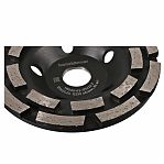 Чашка алмазная Hanskonner H9020-05-125x22-2, шлифовальная, 2 ряда, 125 мм, бетон, кирпич, камень