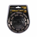 Чашка алмазная Hanskonner H9020-05-125x22-2, шлифовальная, 2 ряда, 125 мм, бетон, кирпич, камень