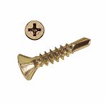 Саморез со сверлом для оконного профиля 3.9х13 мм, желтый цинк, 1 кг