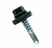 Саморез Bohrer кровельный 5.5х25 RAL 6005 темно-зеленые, 250 шт