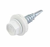 Саморез Daxmer кровельный 5.5х25 RAL 9003 белый, 250 шт