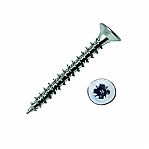 Саморез универсальный Жесть УТ-00008557, 2.5х12 мм, белый цинк, упаковка 500 шт, контейнер 0.28 л