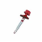 Саморез кровельный 4,8x35 RAL3011 красно-коричневый 8 шт