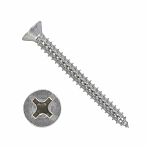 Саморез А2 DIN7982, 4х40 мм, универсальный, потайной, нержавеющая сталь