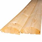 Блок-хаус, сорт АВ, Хвоя 28х142х5000 мм, имитация бревна, в упаковке 4 штуки