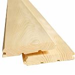 Имитация бруса, сорт АВ, Хвоя, 16х140х6000 мм, в упаковке 6 штук