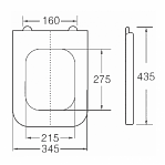 Сиденье для унитаза Horke H-1006C 01471006