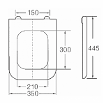 Сиденье для унитаза Horke H-1021C 01471021