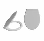 Сиденье для унитаза с микролифтом Oskar, AV Engineering AVE129719, антибактериальный пластик