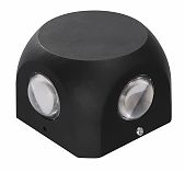 Светильник уличный светодиодный Uniel ULU-P30D-4W/4000K IP65 BLACK UL-00010521, нейтральный белый свет