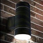 Светильник уличный Uniel UUL-S92A 2х50W/GX53 IP65 BRONZE светодиодный UL-00009364, бронзовый