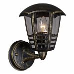 Фонарь уличный Reluce 08303-9.2-001SJ BKG настенный, 40 Вт, Е27, IP54, металл, бронза