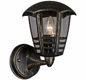 Фонарь уличный Reluce 08303-9.2-001SJ BKG настенный, 40 Вт, Е27, IP54, металл, бронза