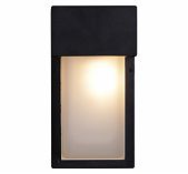 Фонарь уличный Reluce 09355-9.2-001U BK настенный, 40 Вт, Е27, IP44, металл, черный с белым