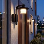 Фонарь настенный Reluce 08334-9.2-001JH LED12W BK RLOS, для освещения придомовых территорий
