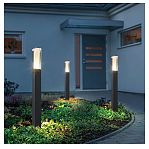 Фонарь напольный Reluce 09977-0.7-001JH 0,6M LED7W BK RLOS, для освещения придомовых территорий