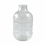 Банка стеклянная Ламели твист-офф ТО-100 без крышки, прозрачная, 10 л