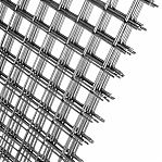 Секция заборная 3000х2000 мм, ячейка 115х118 мм, d 3.7 мм, сетка оцинкованная