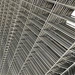 Секция заборная 3D Гиттер 1730х2500 мм, ячейка 200х60 мм, d 3.8 мм, сетка оцинкованная, серебристый цвет