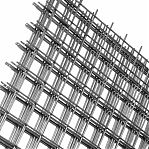 Сетка сварная 3000х2000 мм, ячейка 100х100 мм, d 3.7-4 мм, кладочная