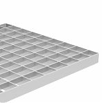 Решетка водоприемная, ячеистая, стальная, оцинкованная, 285х285 мм