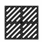 Решетка водоприемная Gidrolica чугунная, для дождеприемника, 285х285 мм