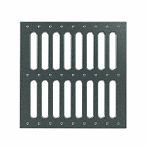 Решетка водоприемная к дождеприемнику, штампованная, оцинкованная сталь, 21х285х285 мм