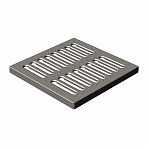 Решетка водоприемная к дождеприемнику, штампованная, оцинкованная сталь, 21х285х285 мм