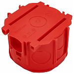 Коробка установочная Ruvinil 10184 для кирпича и бетона  71х71х47 мм, красная