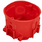 Коробка установочная Ruvinil 10184 для кирпича и бетона  71х71х47 мм, красная