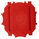 Коробка установочная Ruvinil 10184 для кирпича и бетона  71х71х47 мм, красная