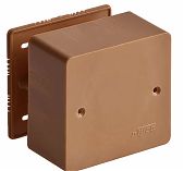 Коробка распределительная Ruvinil 65015К  для кабель-каналов, 85х85х45 мм, коричневая