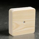 Коробка распределительная IEK КМ41216-04 ОП с контактной группой, сосна, 28х75х75 мм