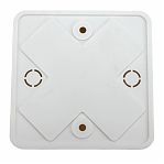 Коробка распределительная IEK КМ41212-01 ОП с контактной группой, белая, 20х75х75 мм